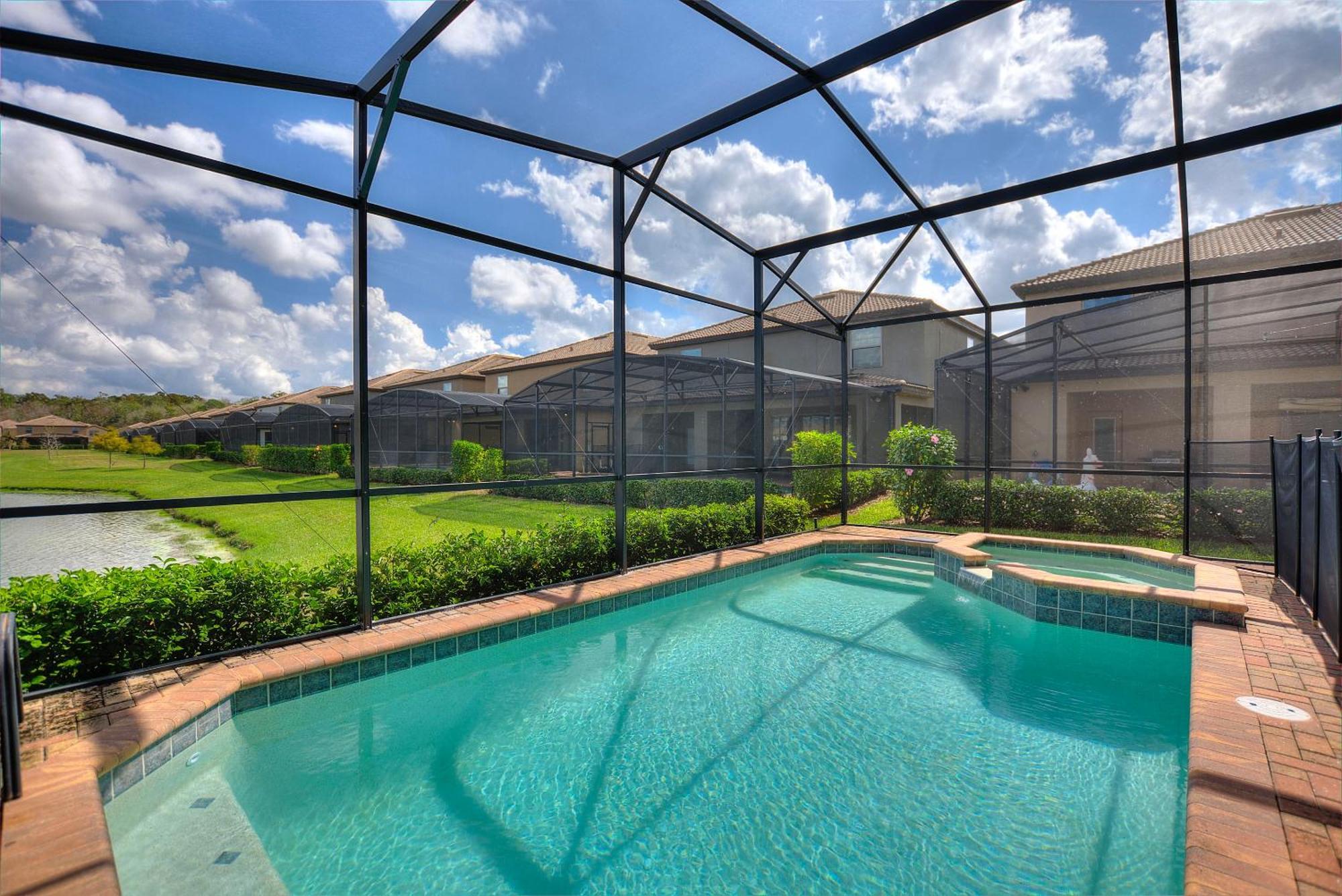 Stylish Cozy Family Getaway With Private Pool And Lake View Kissimmee Eksteriør billede