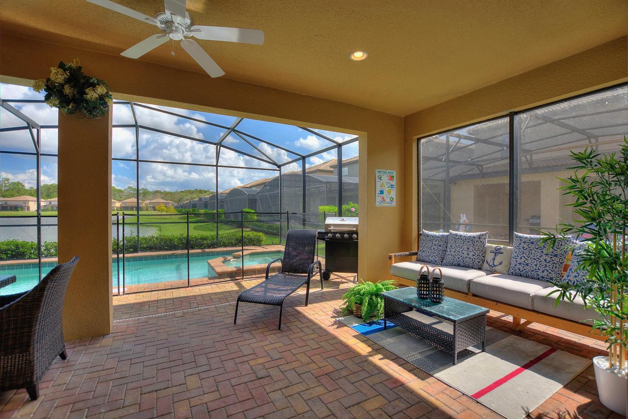 Stylish Cozy Family Getaway With Private Pool And Lake View Kissimmee Eksteriør billede