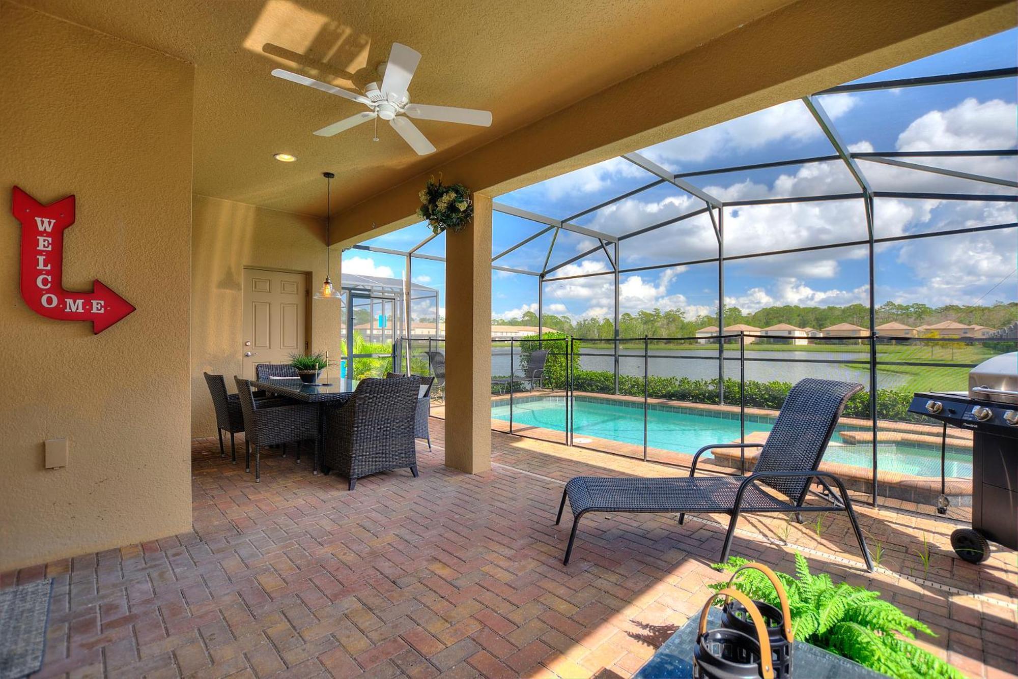 Stylish Cozy Family Getaway With Private Pool And Lake View Kissimmee Eksteriør billede
